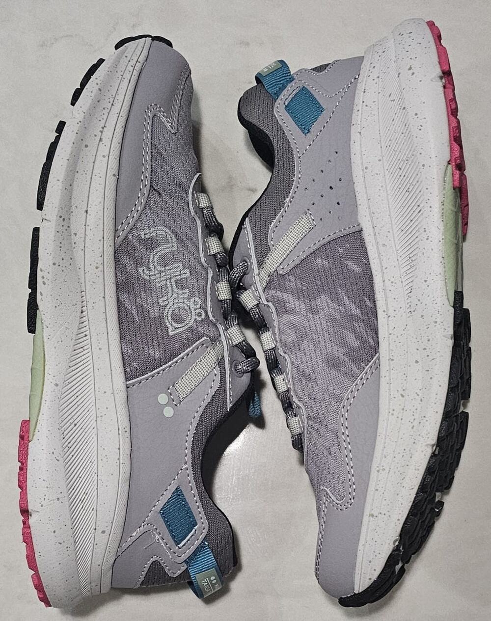 Ryka Taiga Trail Womens Size 7.5 Gray Pink Trail Running Shoes